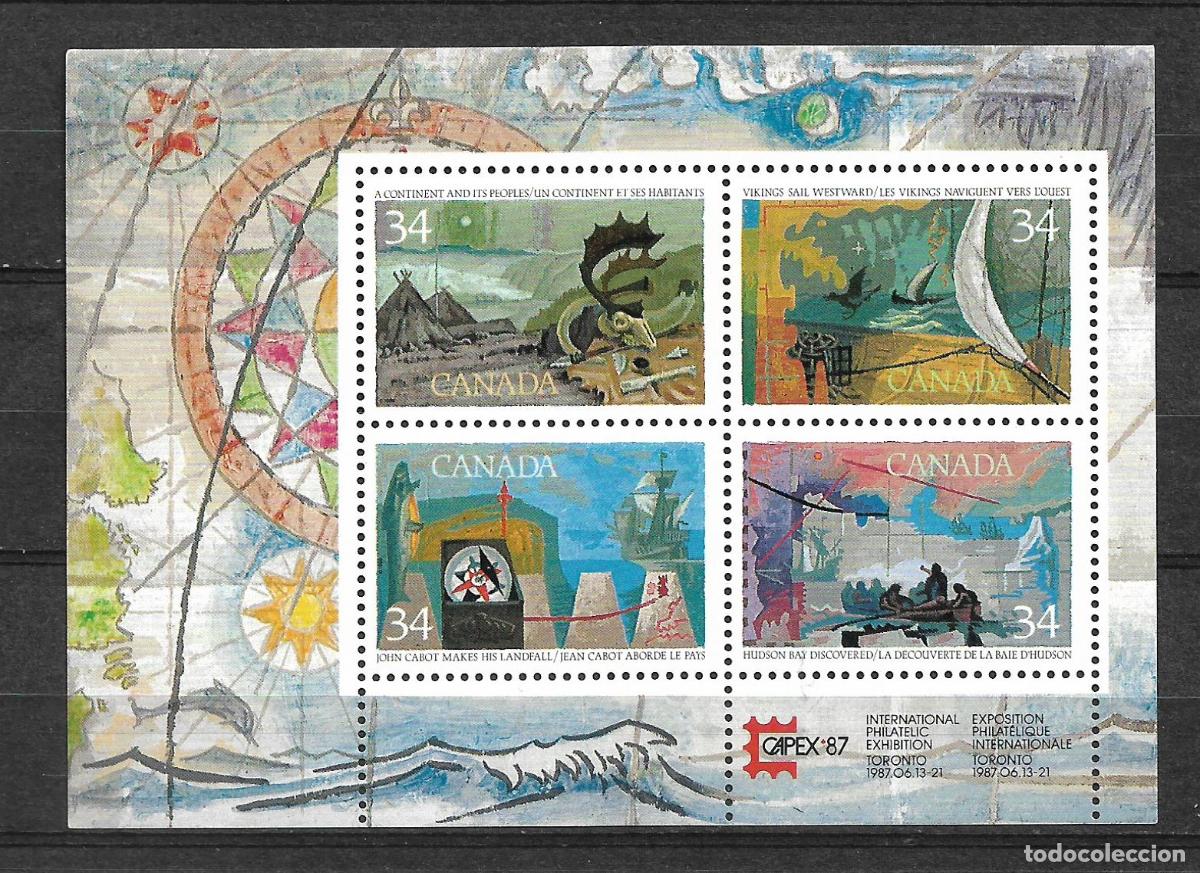 Sellos: canada 1987 hoja bloque ** mnh 3.30&euro; - 117 - Foto 1