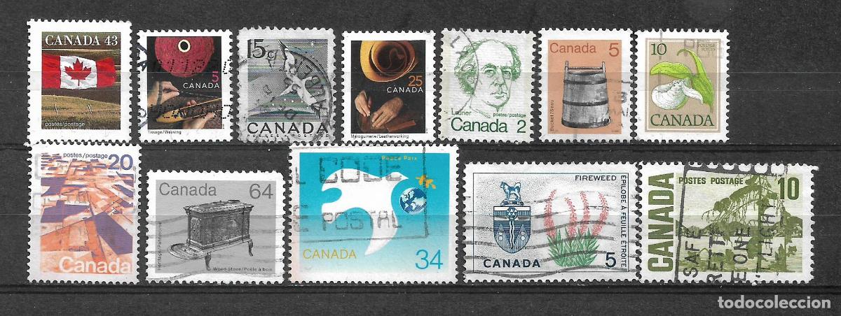 Sellos: canada 12 sellos usado - 20-19 - Foto 1