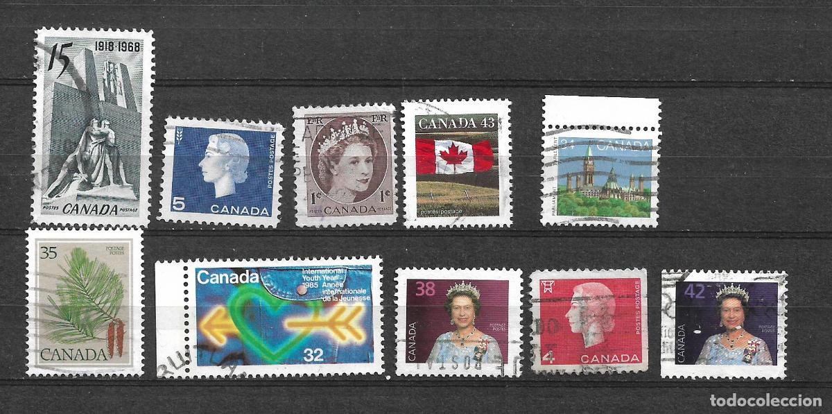 Sellos: canada 10 sellos usado - 20/20 - Foto 1