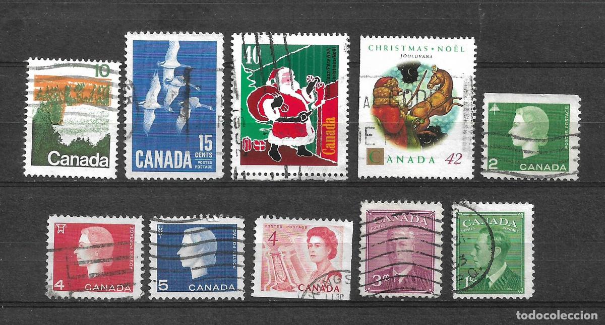 Sellos: canada 10 sellos usado - 20-21 - Foto 1