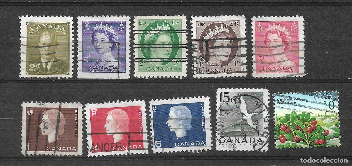 Sellos: canada 10 sellos usado - 20-21 - Foto 1