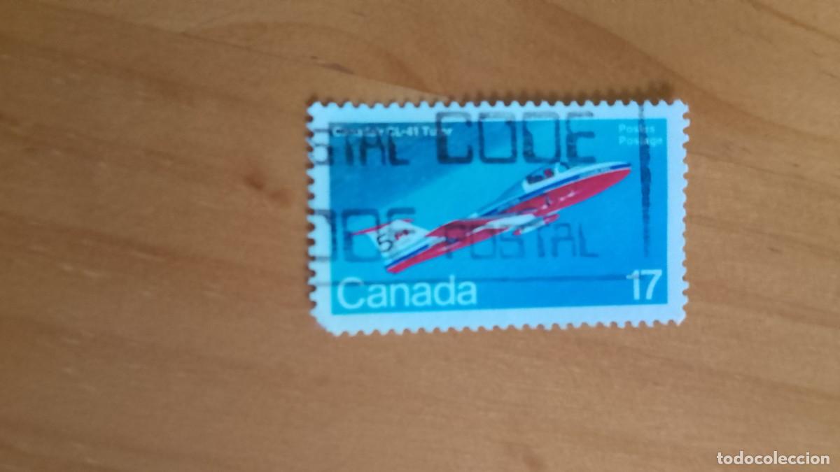 Sellos: CANAD&Aacute; - V/F 17 - AVI&Oacute;N - Foto 1