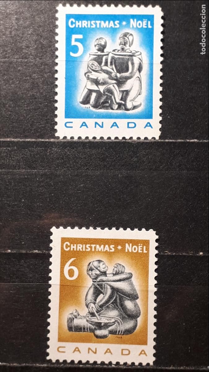Sellos: CANAD&Aacute; . A&Ntilde;O 1968 (*).YVERT 409/10 - Foto 1