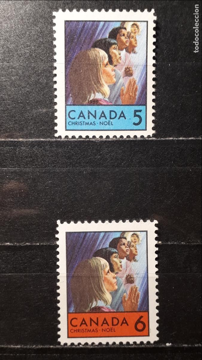 Sellos: CANAD&Aacute; . A&Ntilde;O 1969 (*).YVERT 417/8 - Foto 1