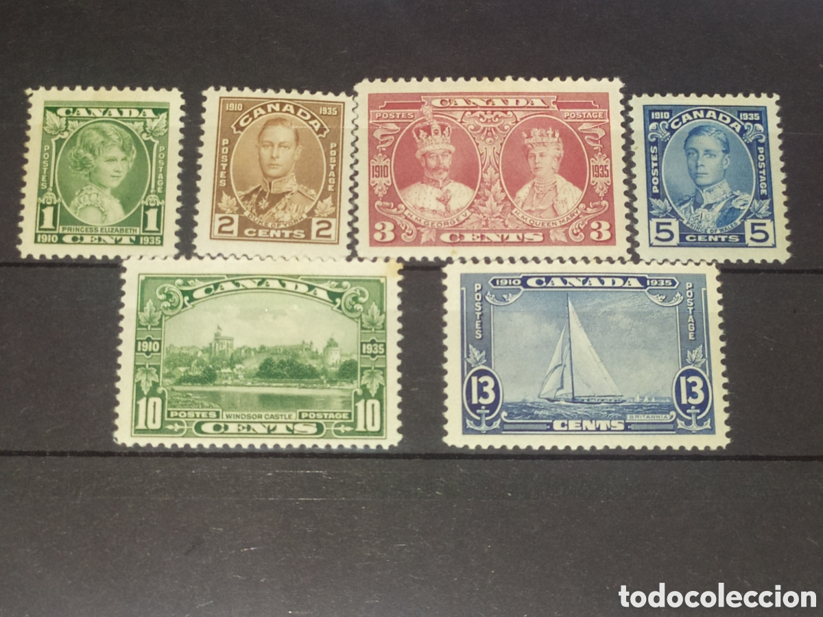 Sellos: CANADA, YVERT N&ordm; 173/78* - Foto 1