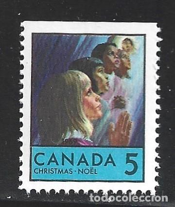 Sellos: CANADA 417b** - A&Ntilde;O 1969 - NAVIDAD - Foto 1
