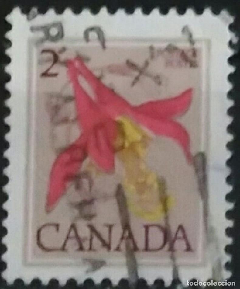 Sellos: CANAD&Aacute; 1977 Flores. USADO. - Foto 1