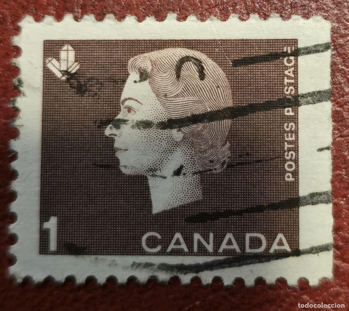 Sellos: SELLO USADO CANADA 1963,ISABEL II - Foto 1