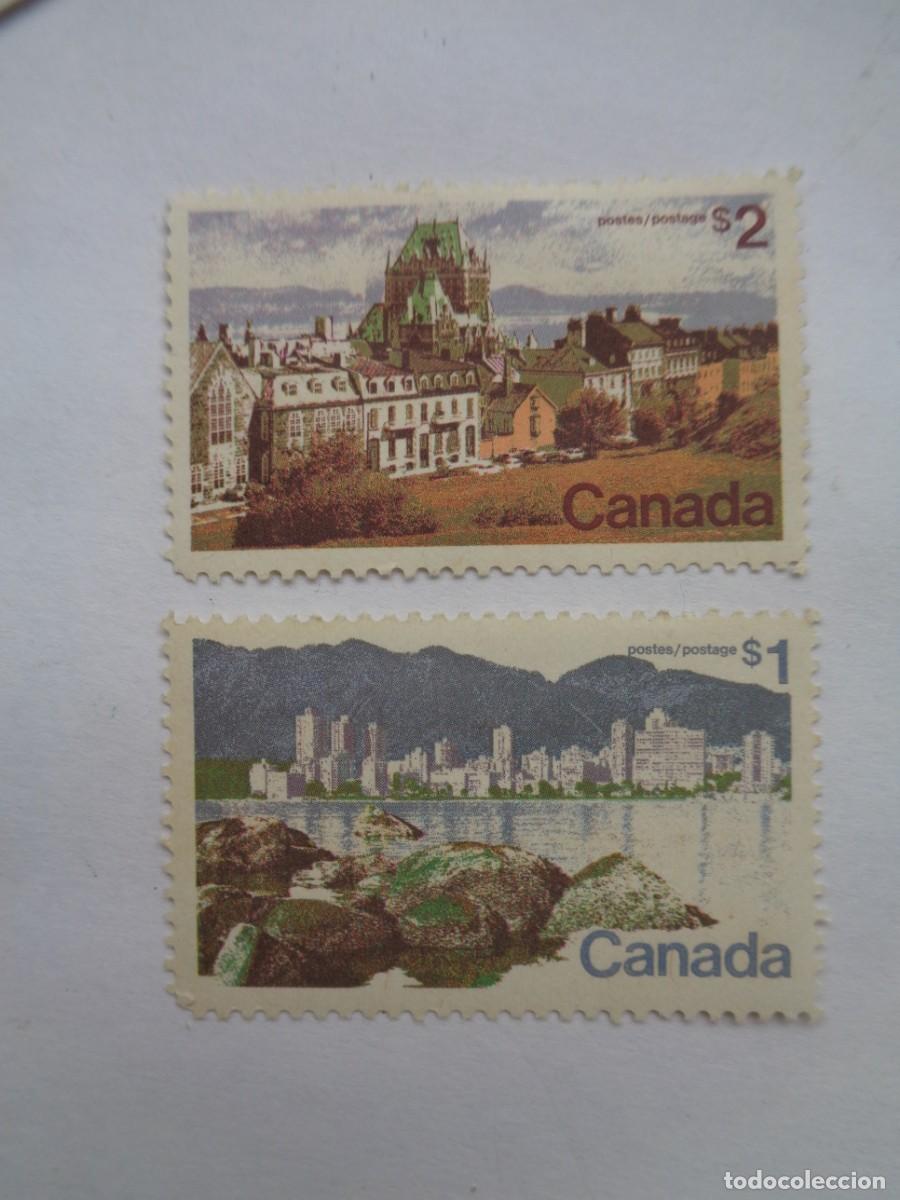 Sellos: LOTE DE 2 SELLOS DE CANADA . SIN USAR - Foto 1