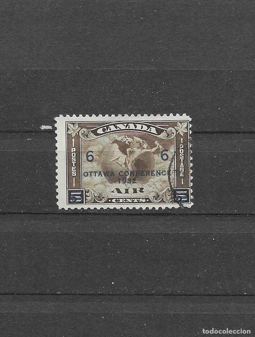 Sellos: Sello a&eacute;reo de Canad&aacute; de 1932. Usado - Foto 1