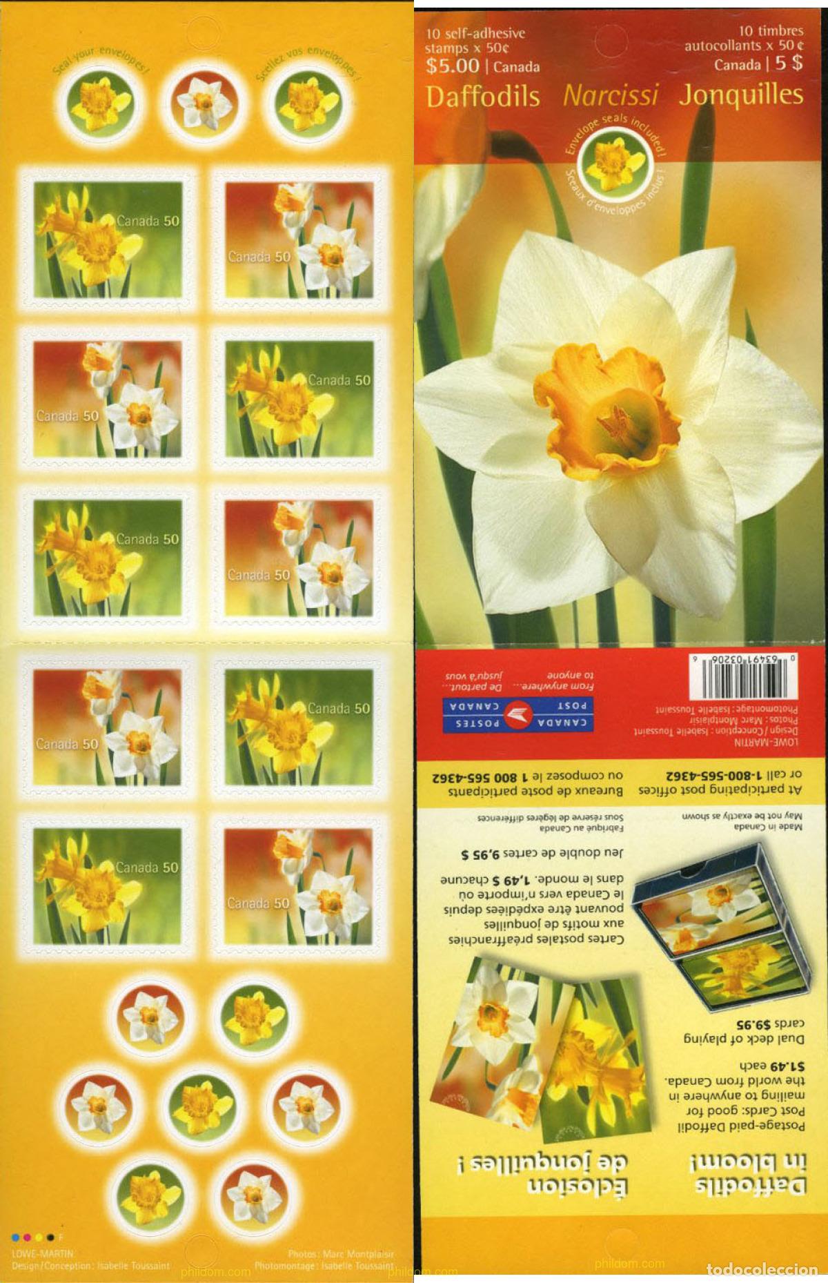 Sellos: 178024 MNH CANADA 2005 FLORES - Foto 1