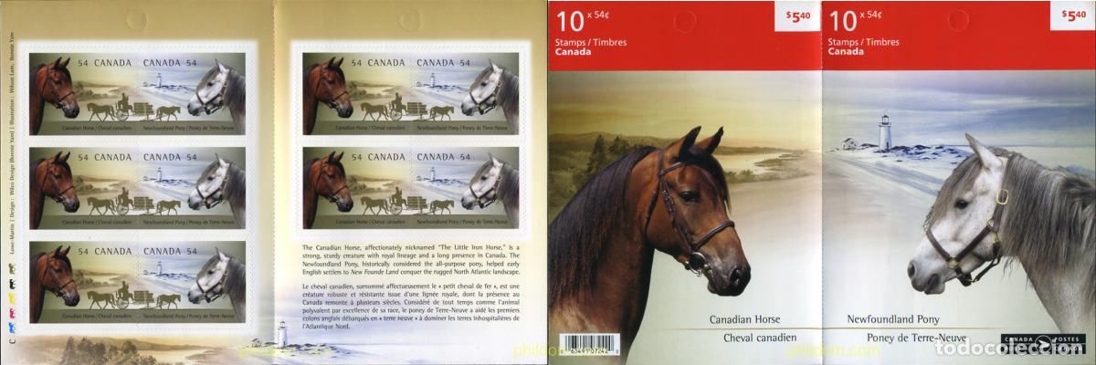 Sellos: 232854 MNH CANADA 2009 CABALLOS - Foto 1