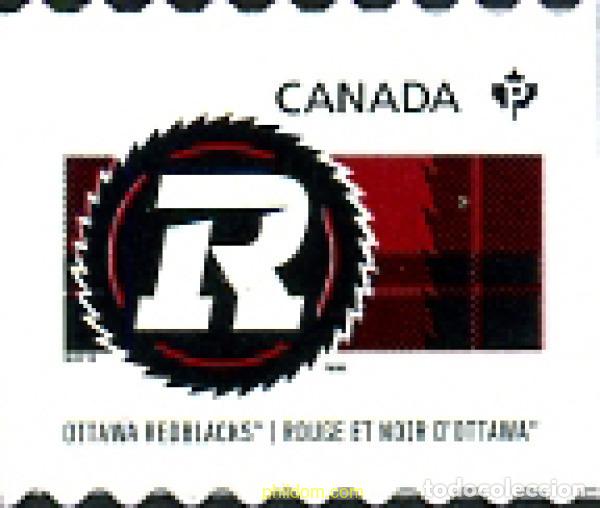 Sellos: 324681 MNH CANADA 2014 EMBLEMA RED BLACKS - Foto 1