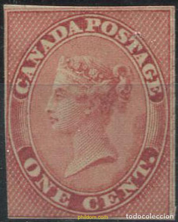 Sellos: 684189 HINGED CANADA 1859 VICTORIA - Foto 1