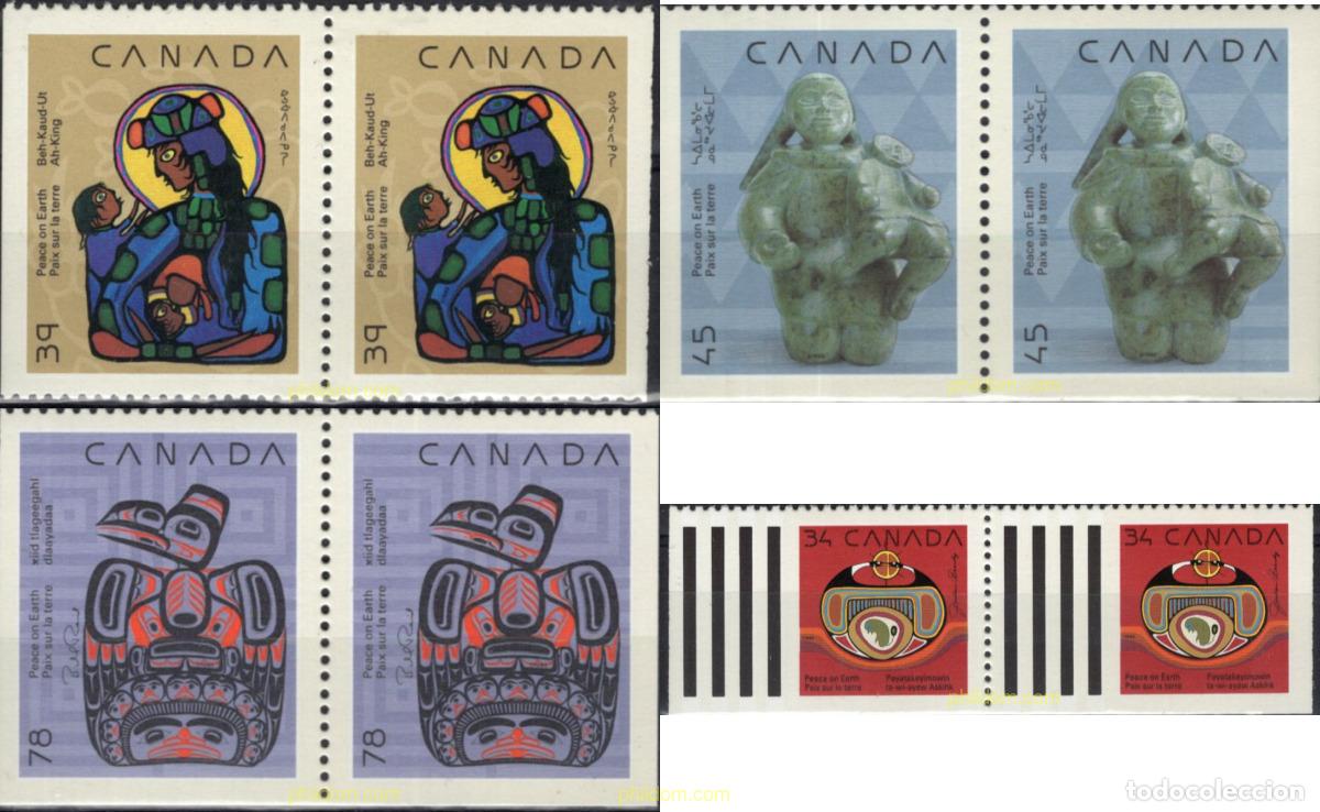 Sellos: 697550 MNH CANADA 1990 NAVIDAD - Foto 1