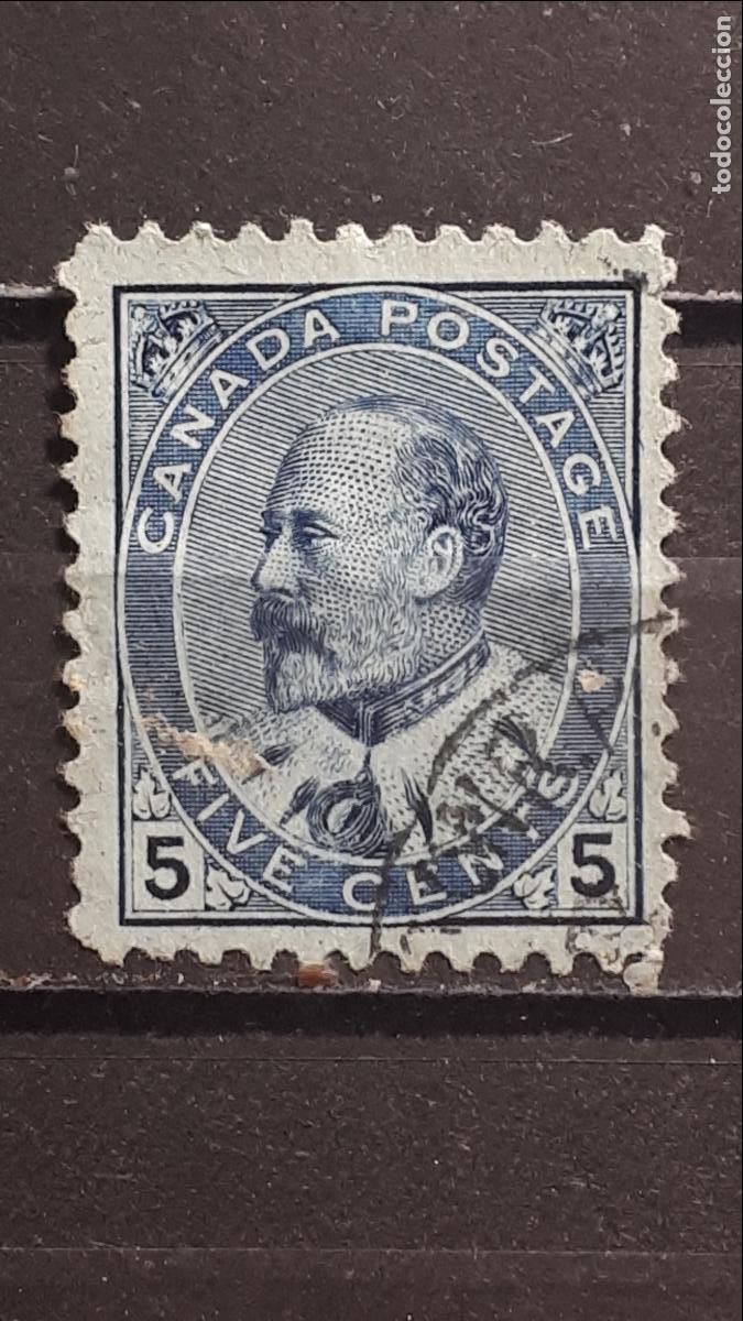 Sellos: CANAD&Aacute;. A&Ntilde;O 1903. &deg;. YVERT 89 - Foto 1