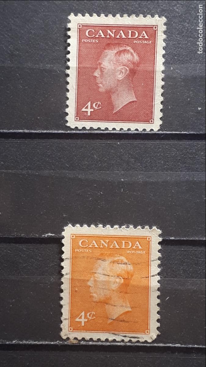 Sellos: CANAD&Aacute;. A&Ntilde;O 1949. &deg;. YVERT 239/39A - Foto 1