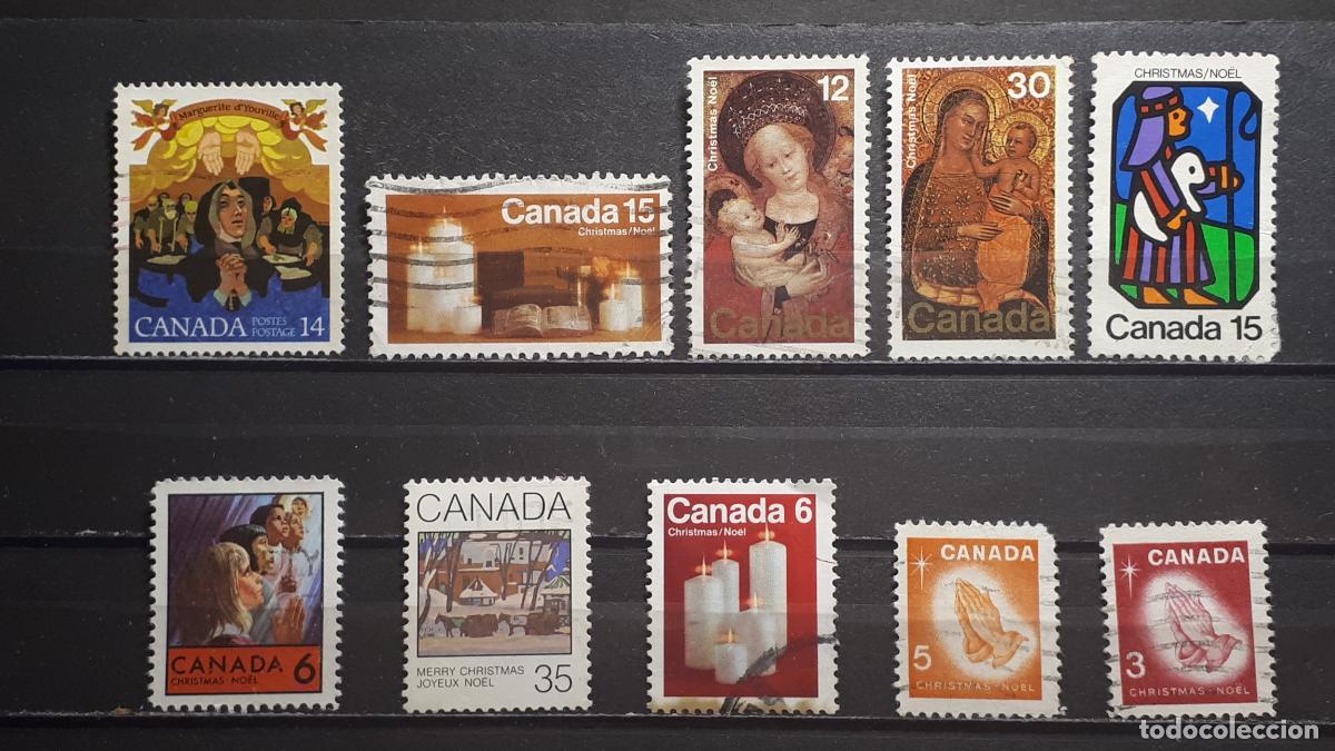 Sellos: CANAD&Aacute;. &deg;. Lote de sellos a catalogar - Foto 1