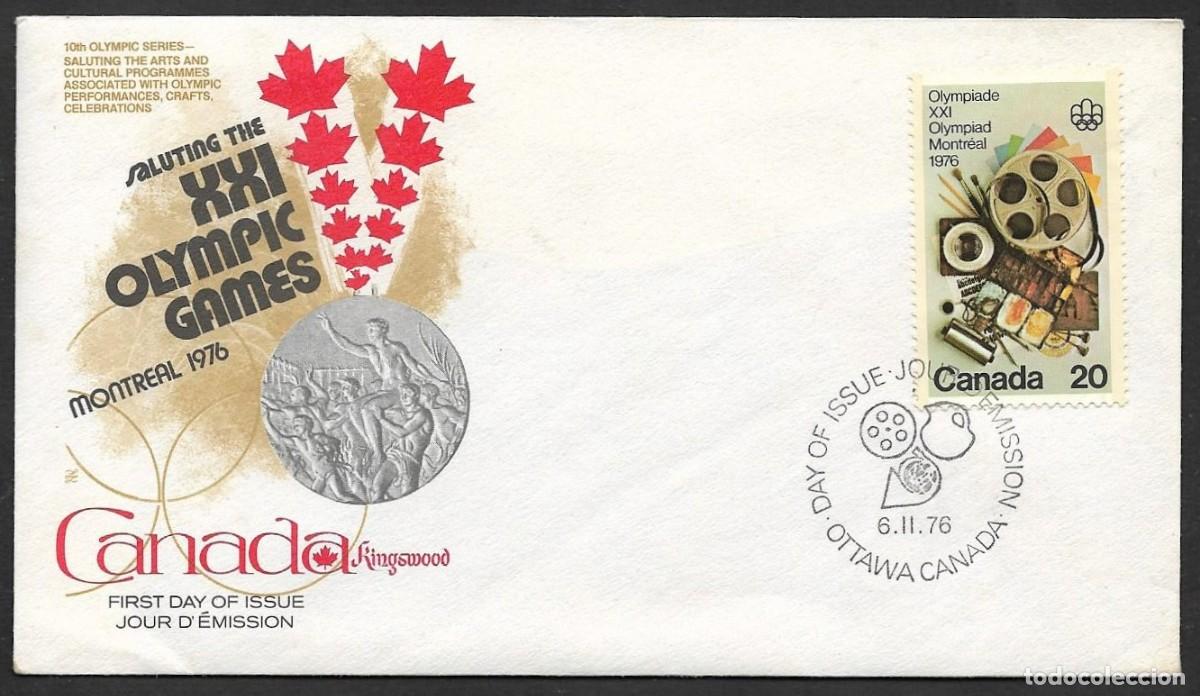 Sellos: SKV) 1976. CANADA. Olympics. FDC XF. - Foto 1