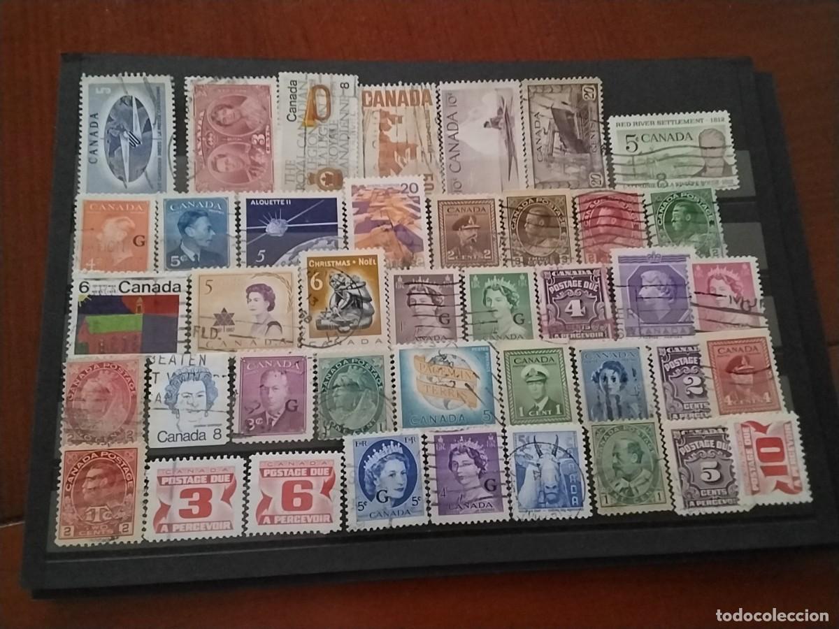 Sellos: Lote sellos Canad&aacute; usados - Foto 1