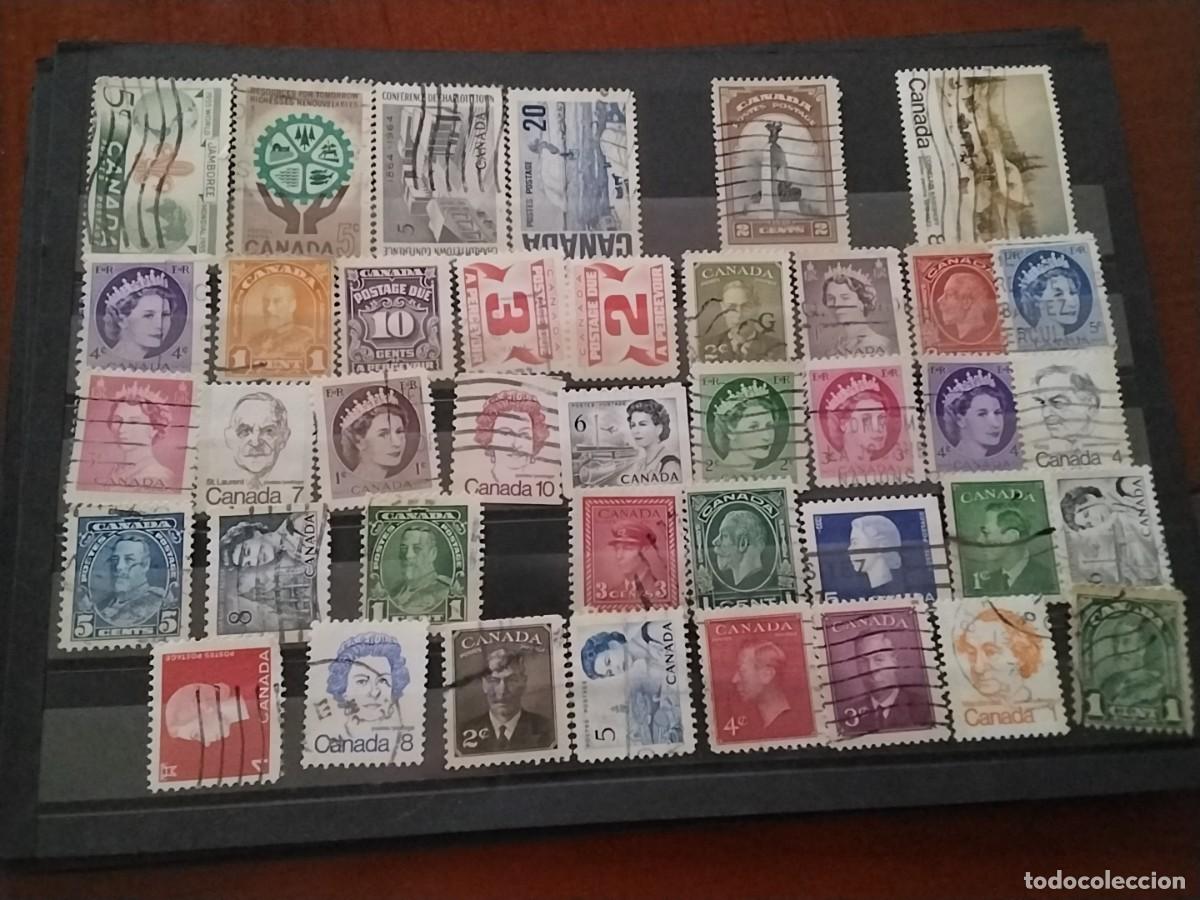 Sellos: Lote sellos Canad&aacute; usados - Foto 1