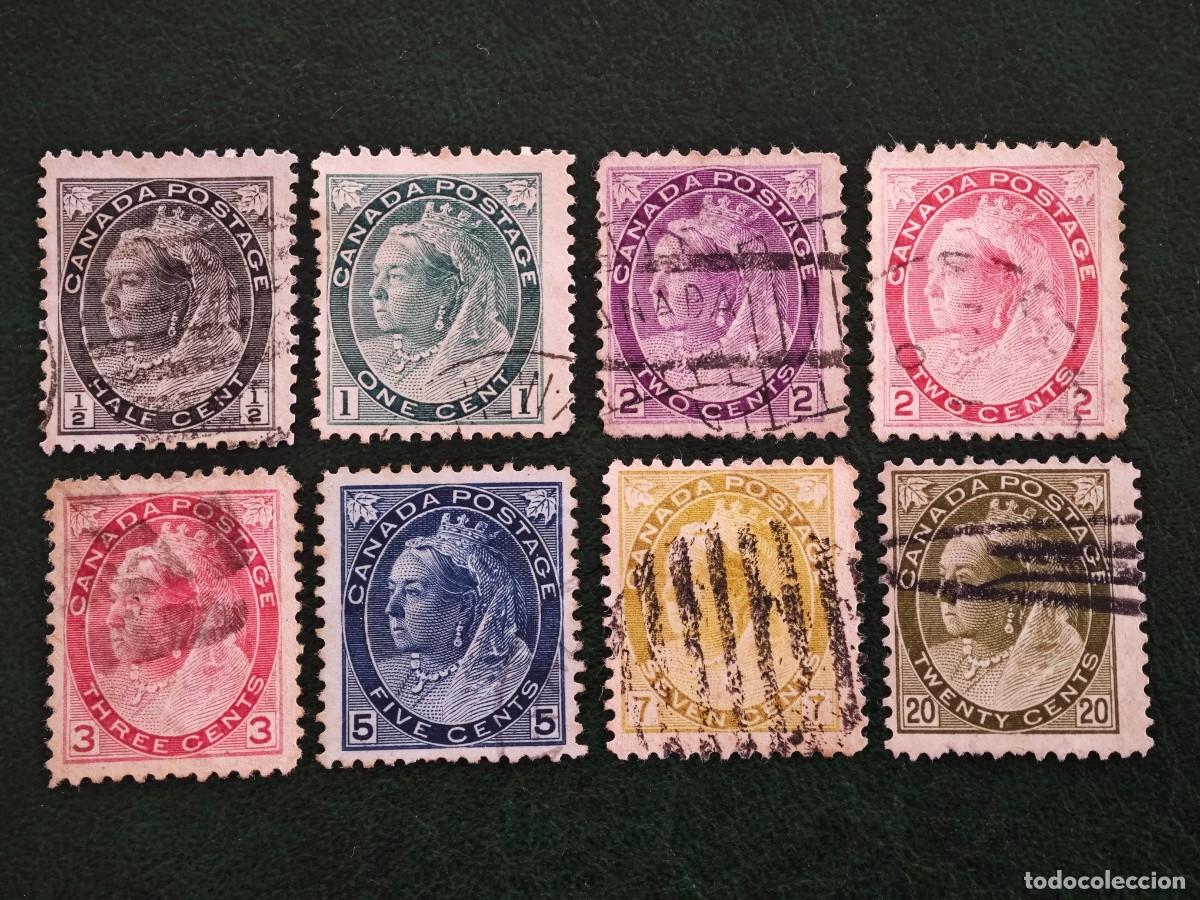 Sellos: 1898-1902 Canad&aacute; Am&eacute;rica del Norte - Foto 1