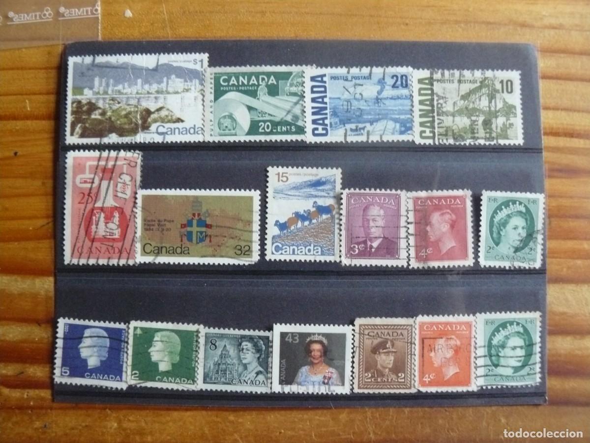 Sellos: Lote de Sellos: 17 sellos de Canada - Foto 1