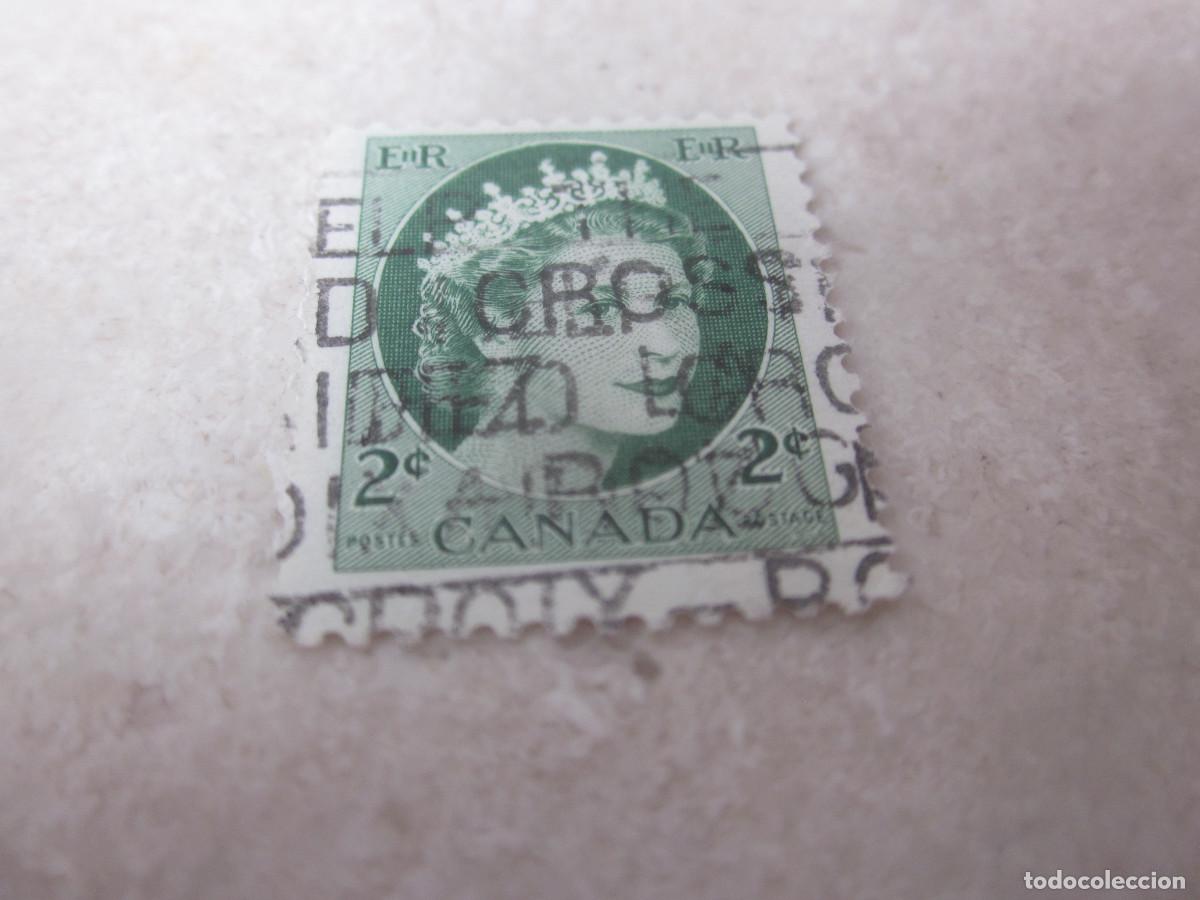 Sellos: SELLO 2 CENTAVOS - CANADA - REINA ISABEL - Foto 1