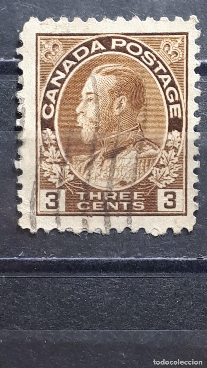 Sellos: CANAD&Aacute;. A&Ntilde;O 1918. &deg;. YVERT 110 - Foto 1