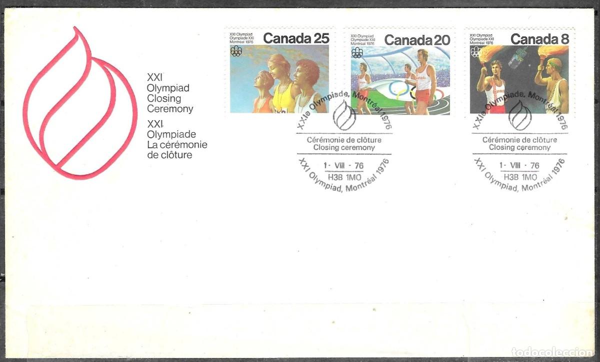 Sellos: FDC CANADA 1976, YT 604/ 06 - Foto 1