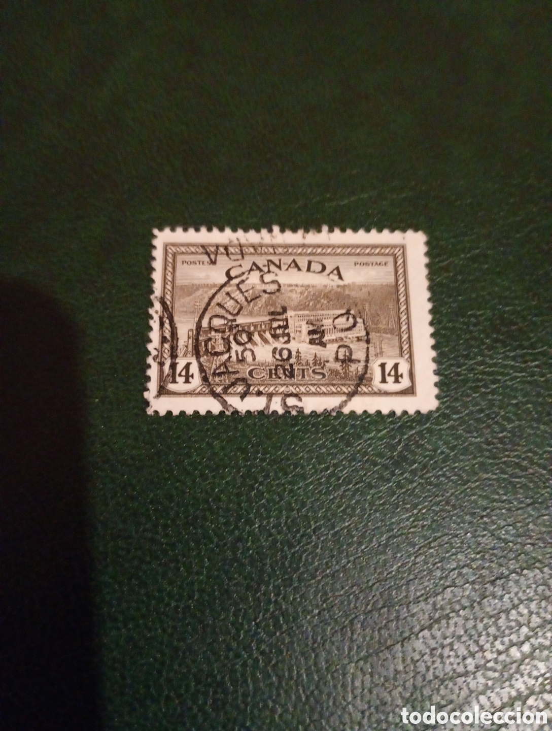Sellos: CANAD&Aacute; SG403, 14c sepia, USADO. - Foto 1