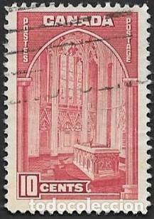 Sellos: SKV) 1938. Canada. Architecture. 1 used stamp. - Foto 1