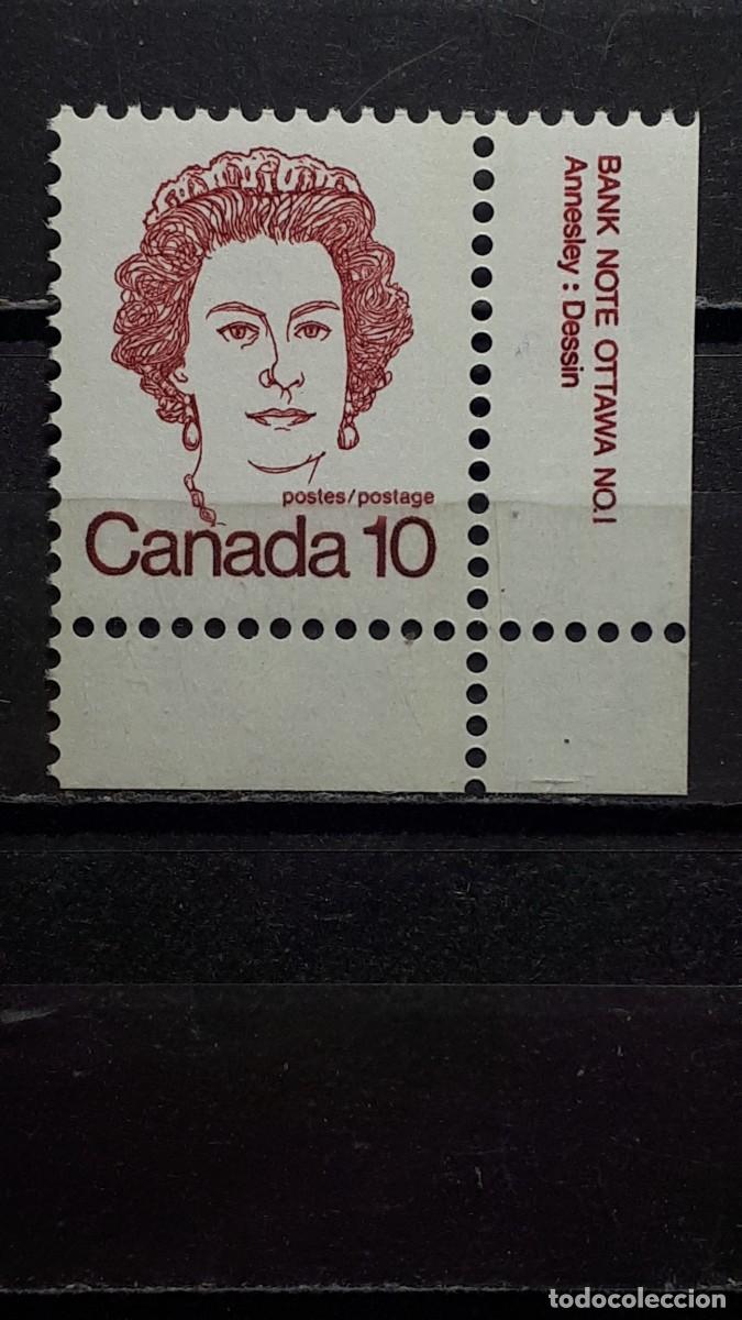 Sellos: CANAD&Aacute; .* *. A&Ntilde;O 1976. YVERT 610 b&aacute;sica - Foto 1