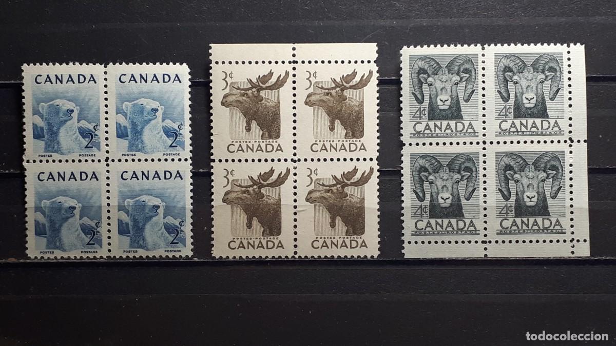 Sellos: CANAD&Aacute;. A&Ntilde;O 1953 **. YVERT 257/9 - Foto 1
