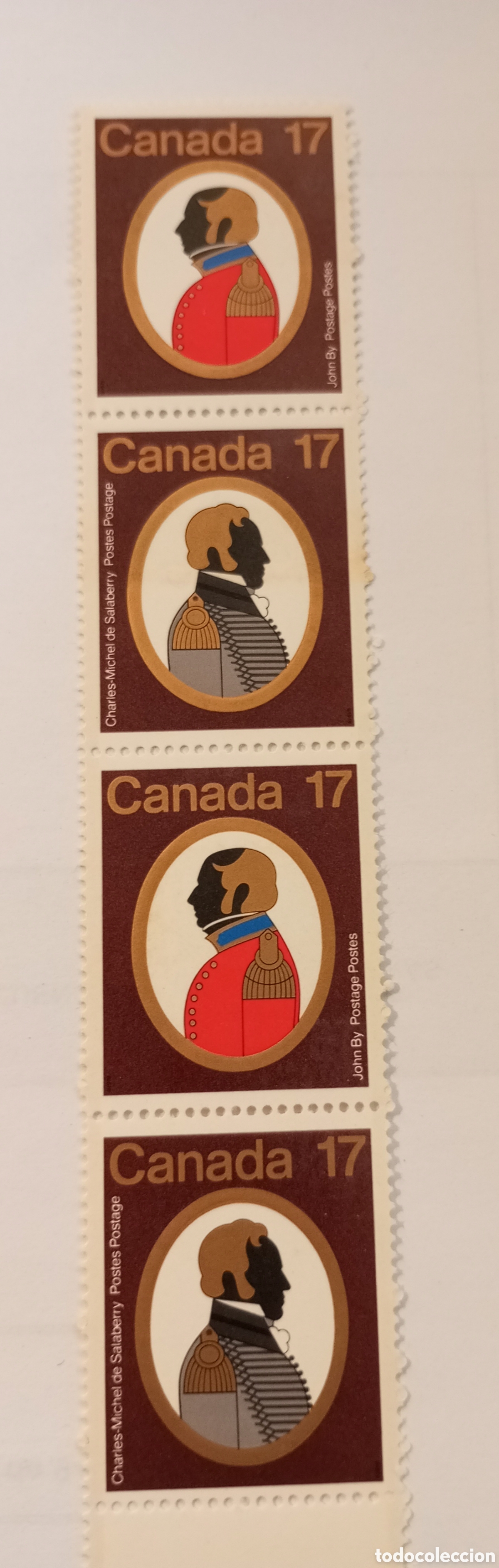 Sellos: Canad&aacute; bloque de 4 nuevos 1979 - Foto 1