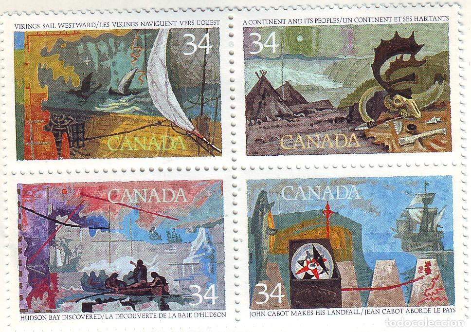 Sellos: SERIE DE NAVES ANTIGUAS DE CANAD&Aacute; - Foto 1