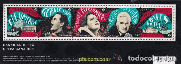 Sellos: 699767 MNH CANADA 2017 OPERA CANADIENSE - Foto 1