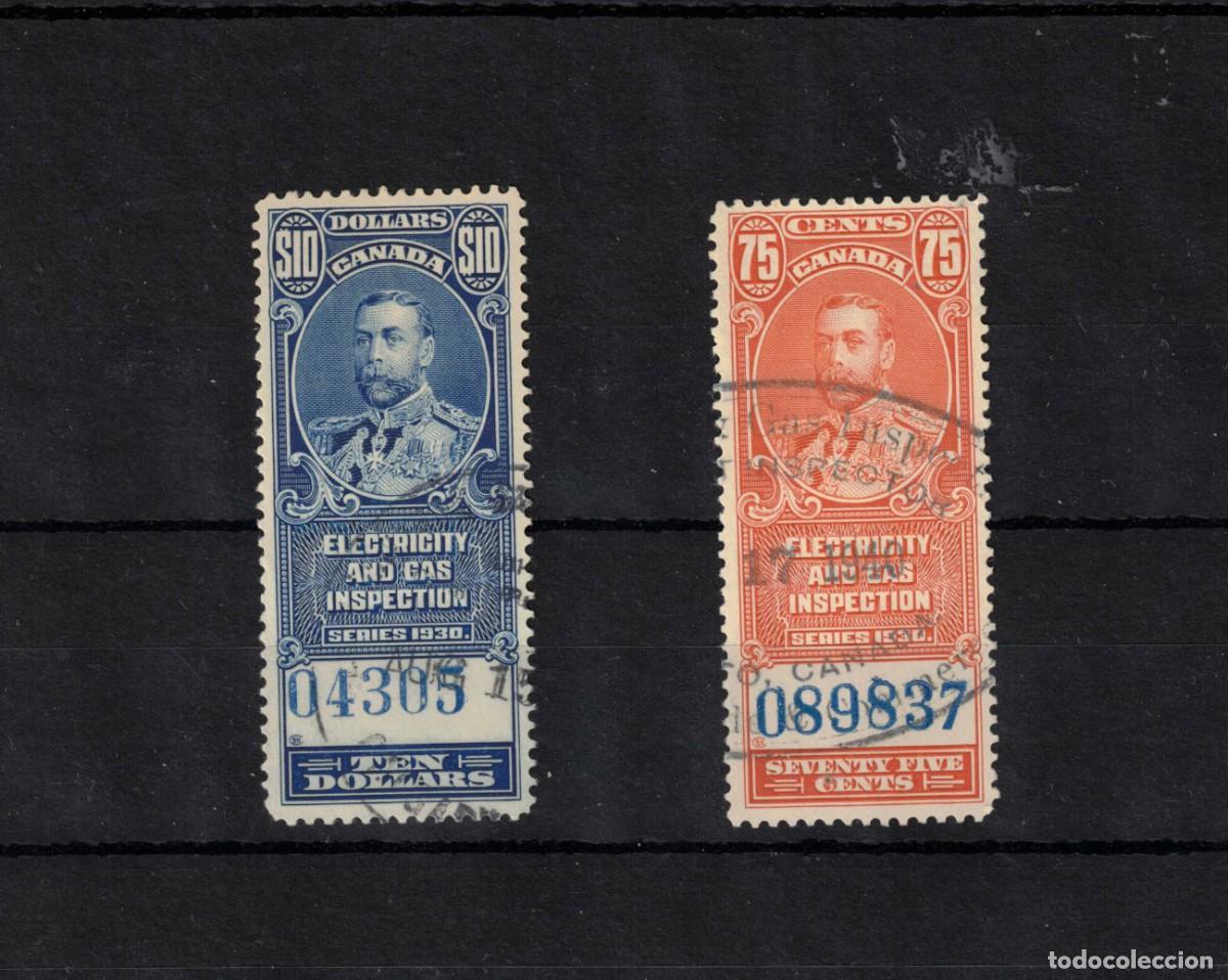Sellos: CANADA. DOS POLIZAS DE 75 CTS Y 10 DOLARES - Foto 1
