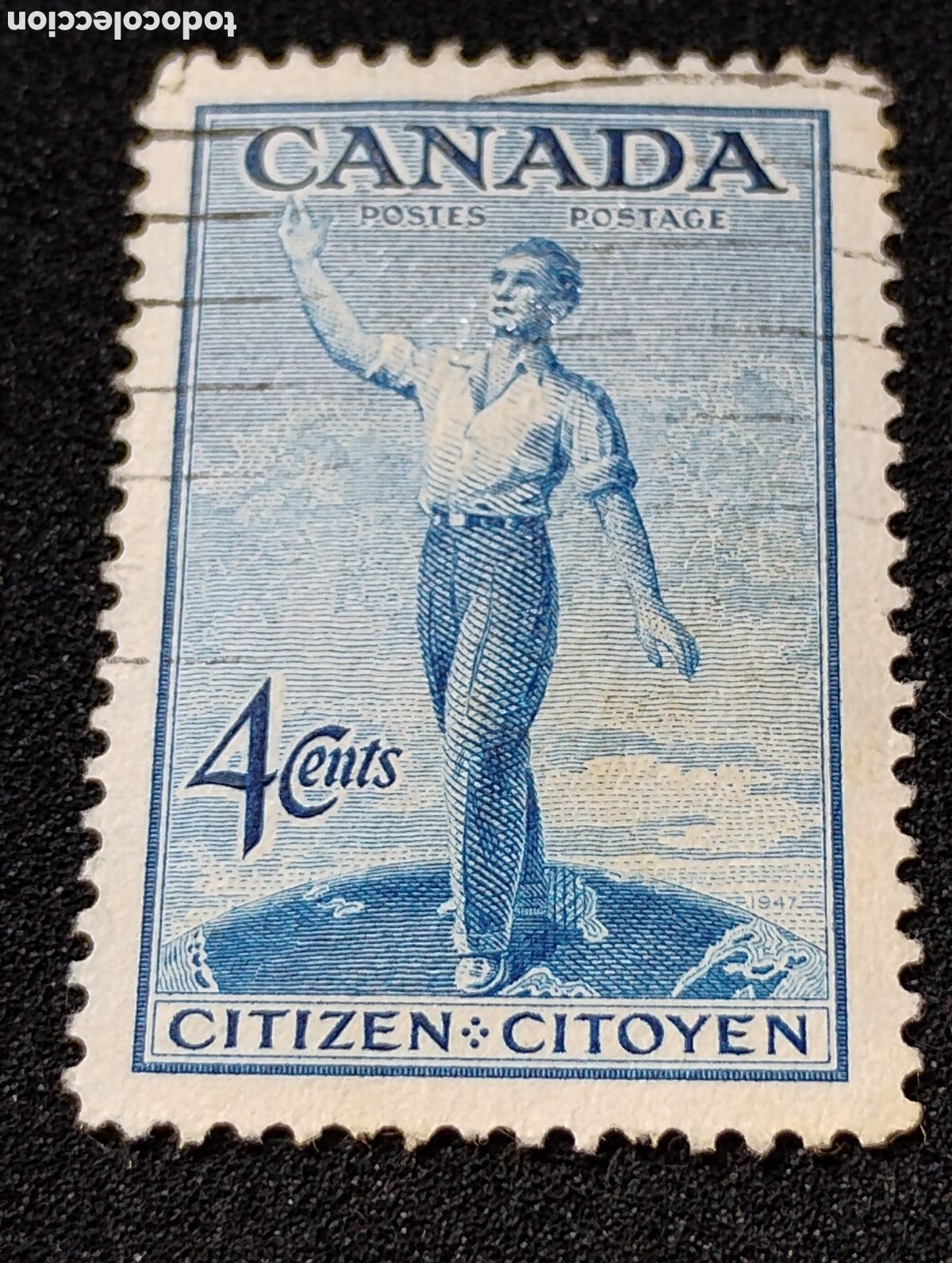 Sellos: Este es un sello postal de Canad&aacute;. - Foto 3