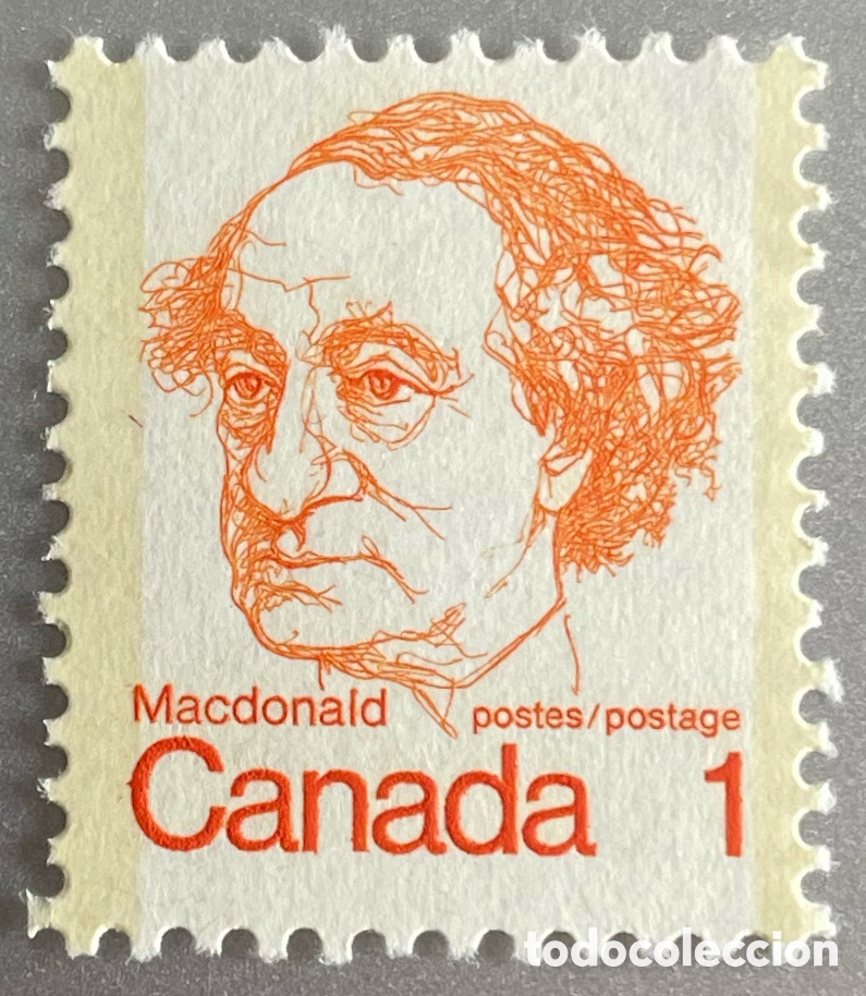 Sellos: Canad&aacute;. Primeros ministros. 1973 - Foto 1