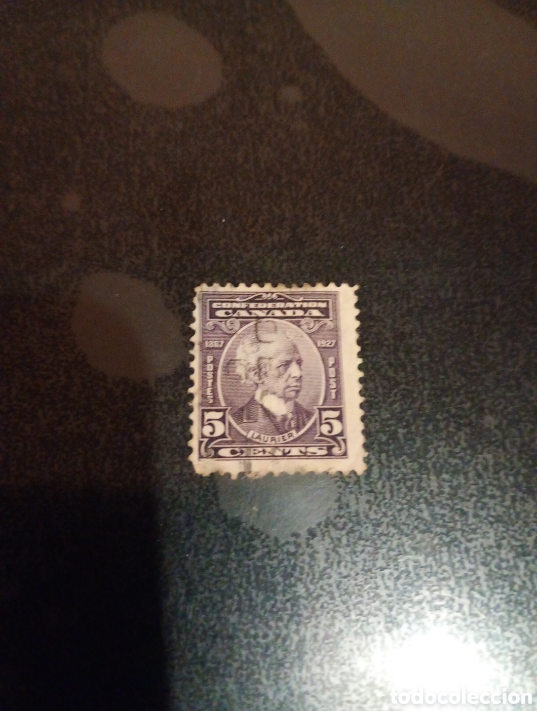 Sellos: CANAD&Aacute; SG269, 5c violeta 1927 - Foto 1
