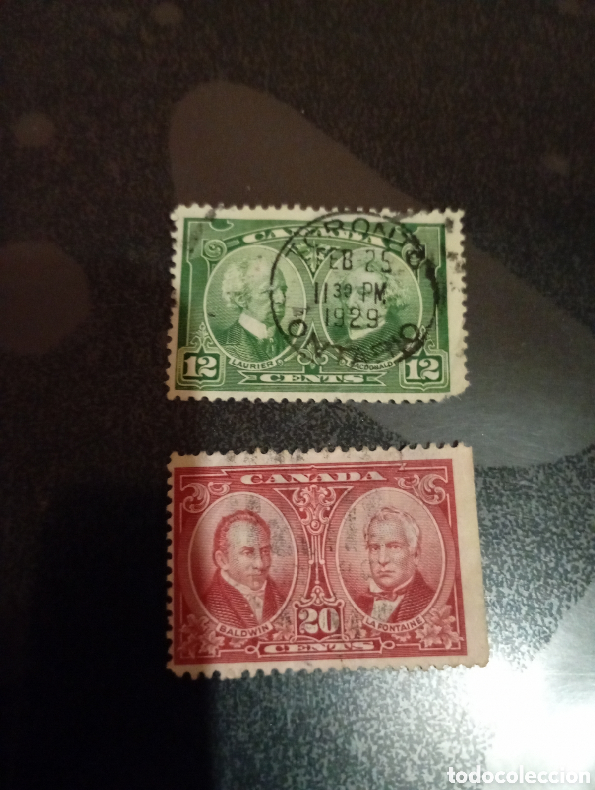 Sellos: Canad&aacute; SC147 148 1927 - Foto 1