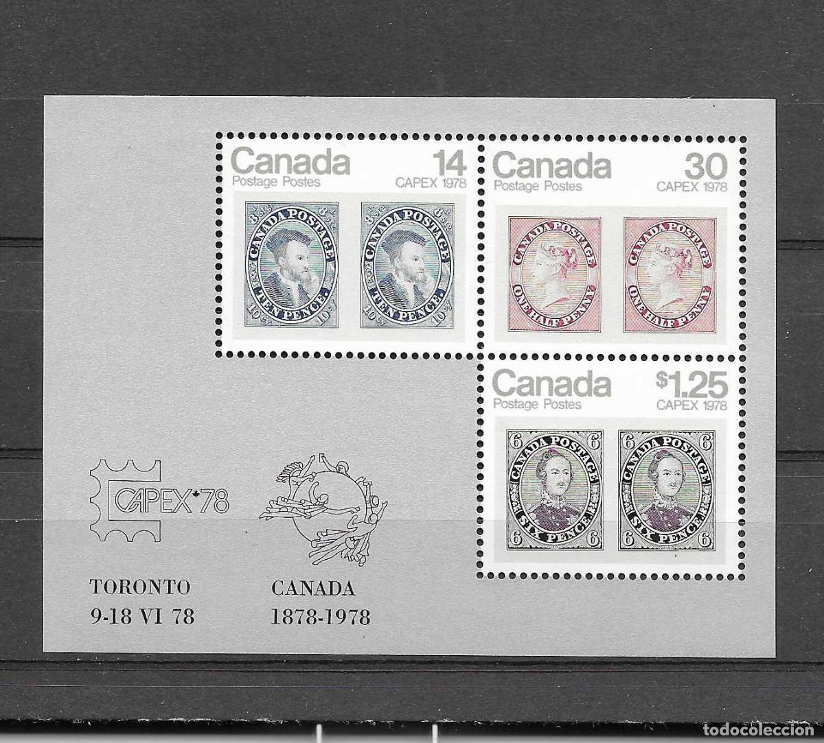 Sellos: Hoja bloque nueva de Canad&aacute; de 1978 - Foto 1