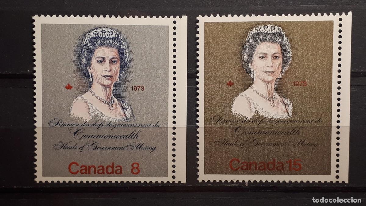 Sellos: CANAD&Aacute;. A&Ntilde;O 1973. **. YVERT 503/4 - Foto 1