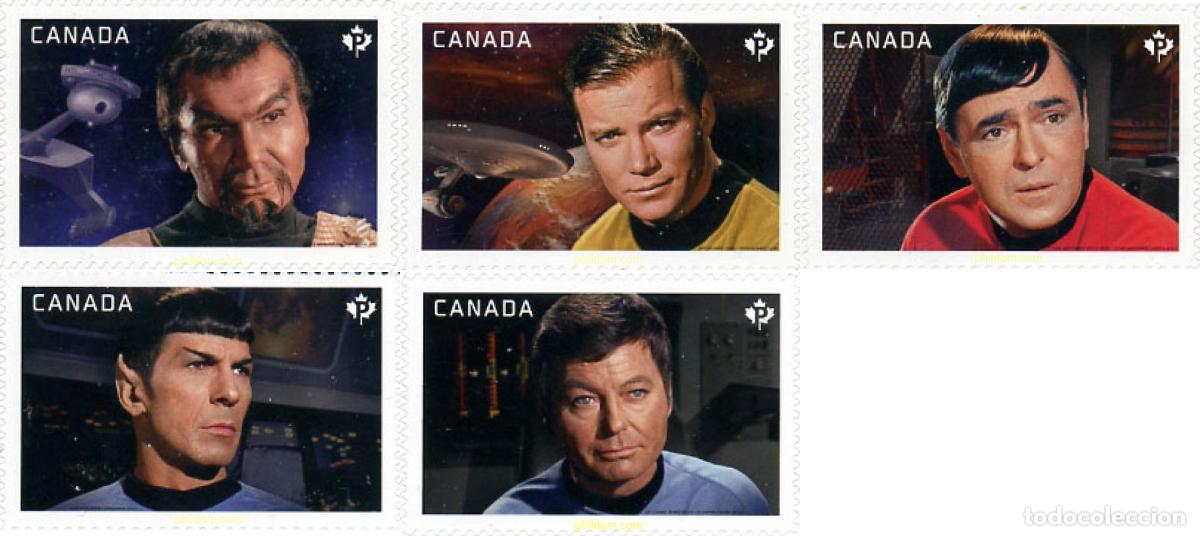Sellos: 360907 MNH CANADA 2016 STAR TREK - Foto 1