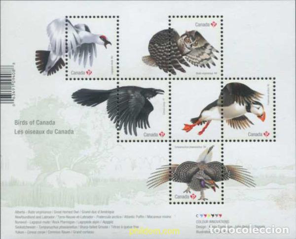 Sellos: 362070 MNH CANADA 2016 PAJAROS DE CANADA - Foto 1