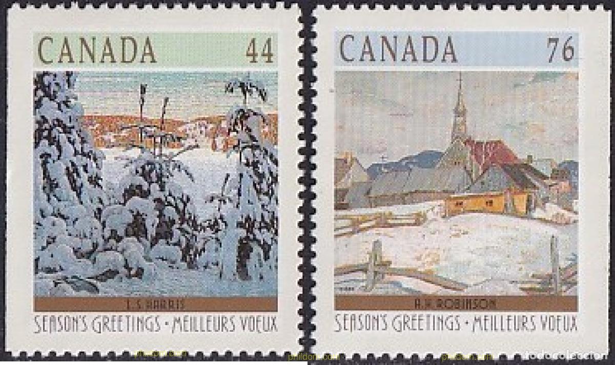Sellos: 716932 MNH CANADA 1989 NAVIDAD - Foto 1