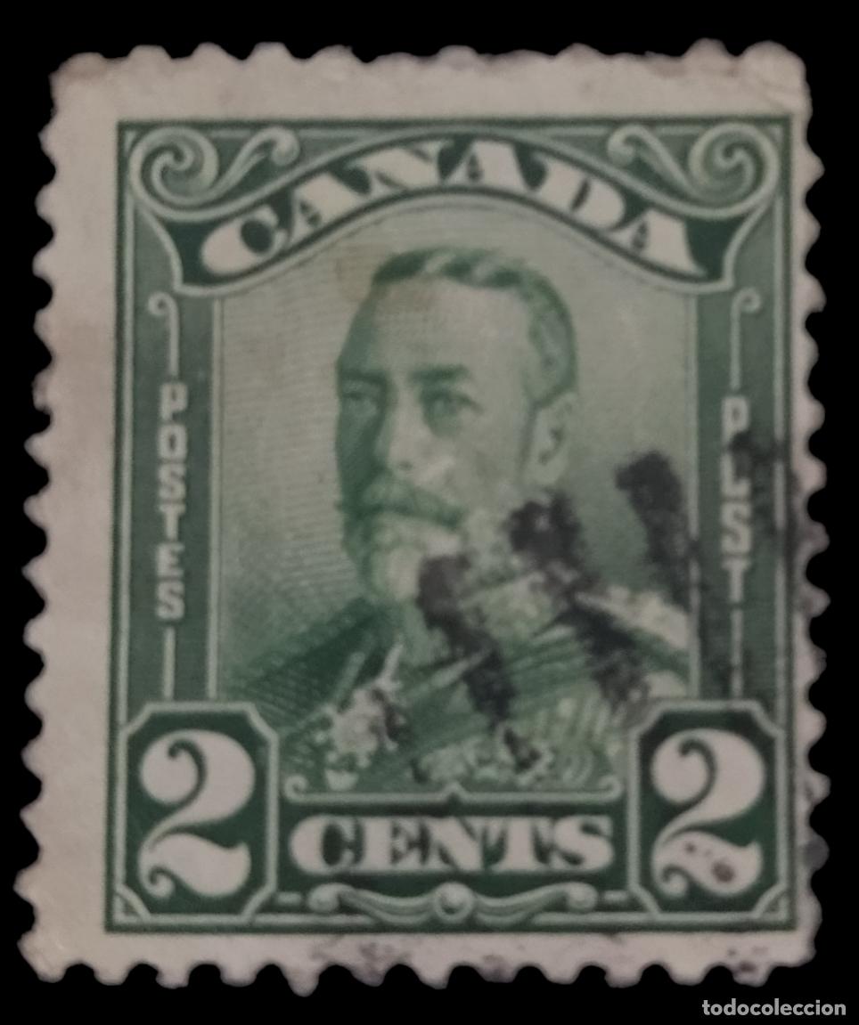 Sellos: CANAD&Aacute; 1928 -1929 Jorge V. USADO. - Foto 1