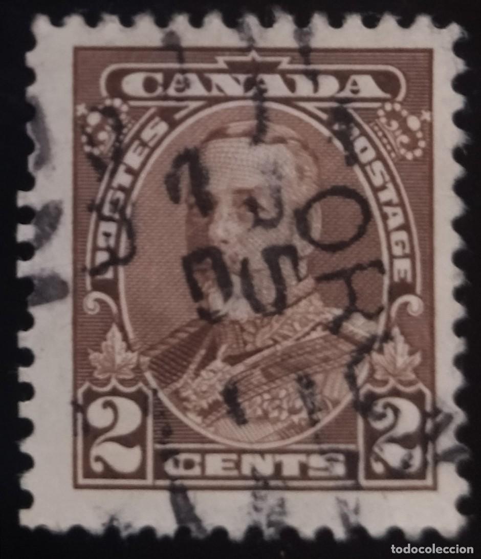 Sellos: CANAD&Aacute; 1935 Jorge V. USADO. - Foto 1