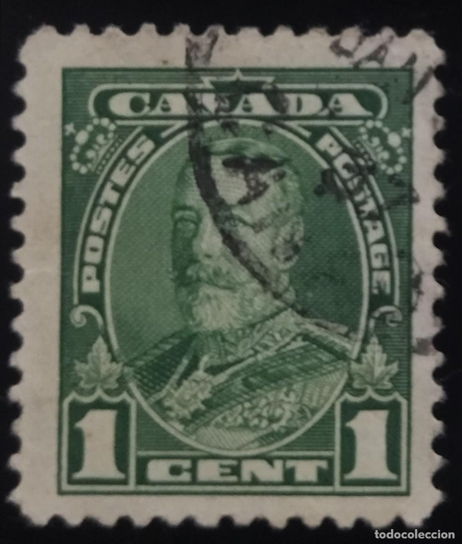 Sellos: CANAD&Aacute; 1935 Jorge V. USADO. - Foto 1